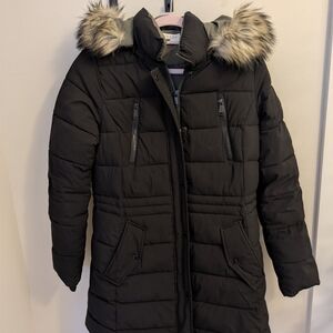 Laundry By Shelli Segal Black Puffer Jacket